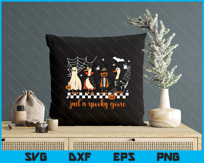 Just a Spooky Goose Halloween Costume Halloween SVG PNG Digital Printable Files