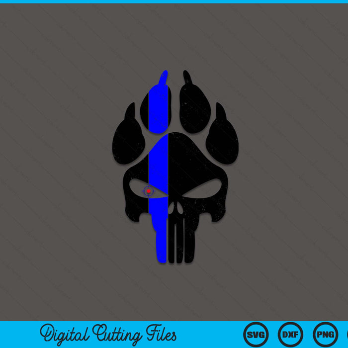 K-9 Law Enforcement Canine Dog Police Live Distressed SVG PNG Digital Cutting Files