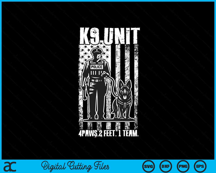 K9 Police Dog Quote K-9 Law Enforcement SVG PNG Digital Printable Files