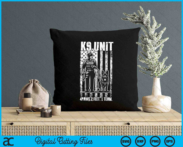 K9 Police Dog Quote K-9 Law Enforcement SVG PNG Digital Printable Files
