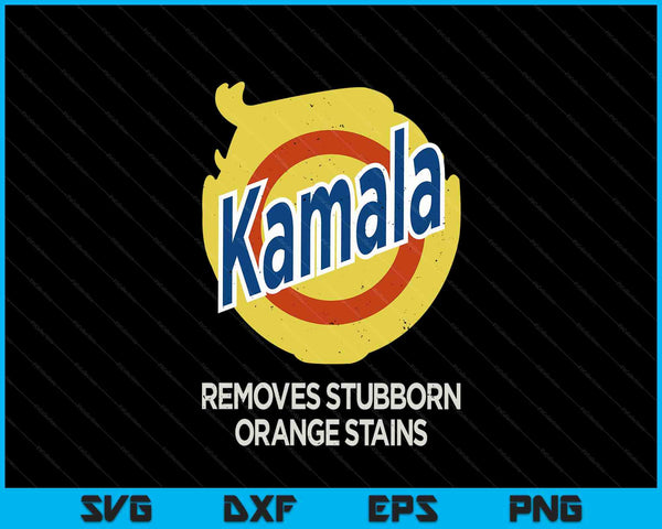 Kamala Detergent Removes Stubborn Orange Stains Anti-Trump SVG PNG Digital Cutting Files