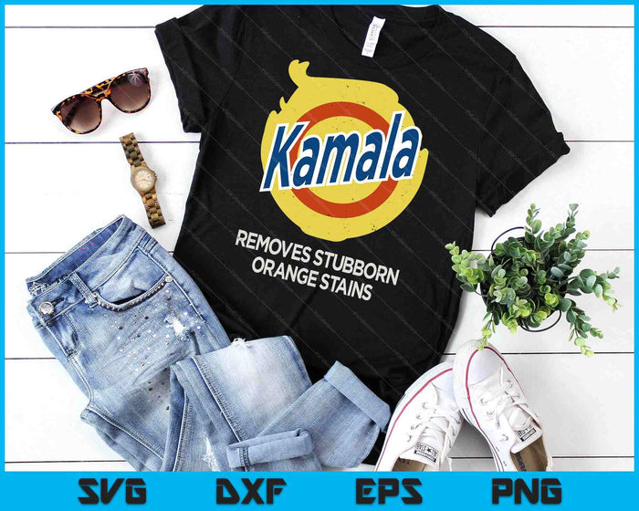 Kamala Detergent Removes Stubborn Orange Stains Anti-Trump SVG PNG Digital Cutting Files