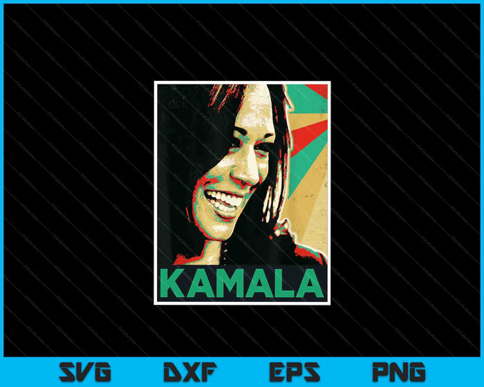 Kamala Harris 2024 Kamala For President SVG PNG Digital Cutting Files