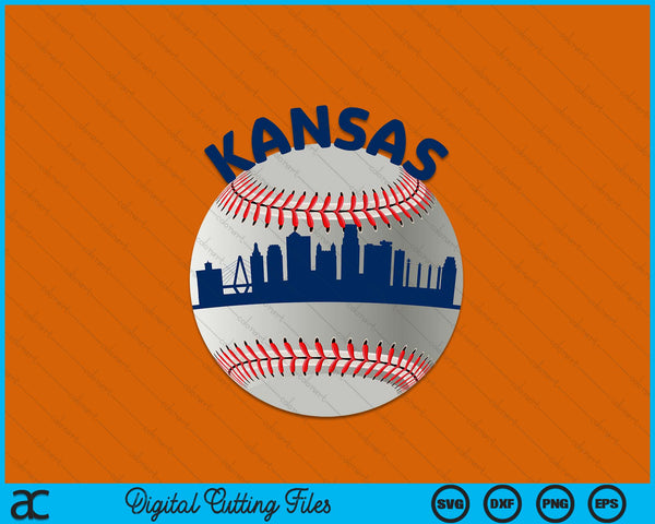 Kansas Baseball Team Fans of Space City Kansas Baseball SVG PNG Digital Cutting Files