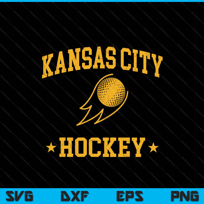 Kansas City hockey vintage gameday retro hockey lover SVG cut file