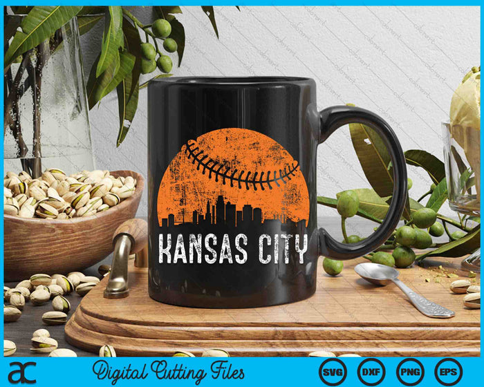 Kansas City Skyline Kansas City Baseball SVG PNG Digital Cutting Files