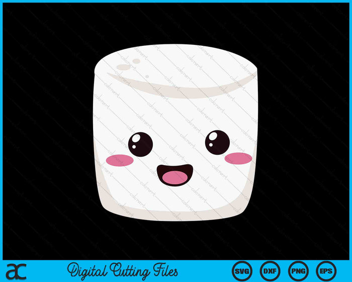 Kawaii Halloween Group Costume Party S'mores Marshmallow SVG PNG Digital Cutting Files