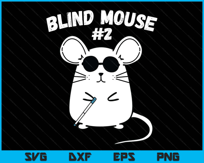 Kawaii Matching #2 Blind Mice SVG PNG Digital Printable Files