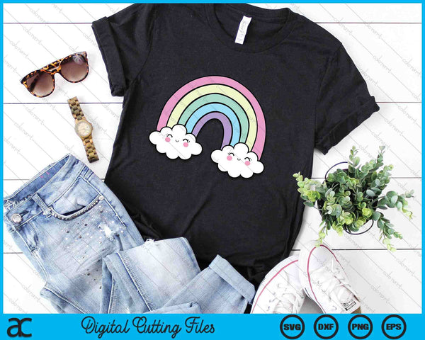 Kawaii Rainbow Clothes Pastel Aesthetic Cute Harajuku SVG PNG Digital Printable Files