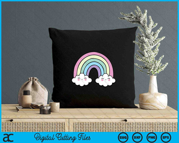 Kawaii Rainbow Clothes Pastel Aesthetic Cute Harajuku SVG PNG Digital Printable Files