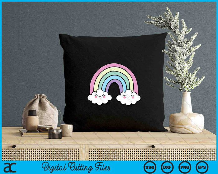 Kawaii Rainbow Clothes Pastel Aesthetic Cute Harajuku SVG PNG Digital Printable Files