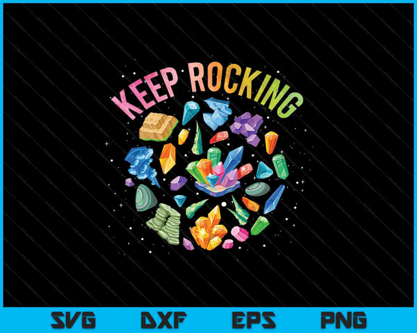 Keep Rocking SVG PNG Cutting Printable Files