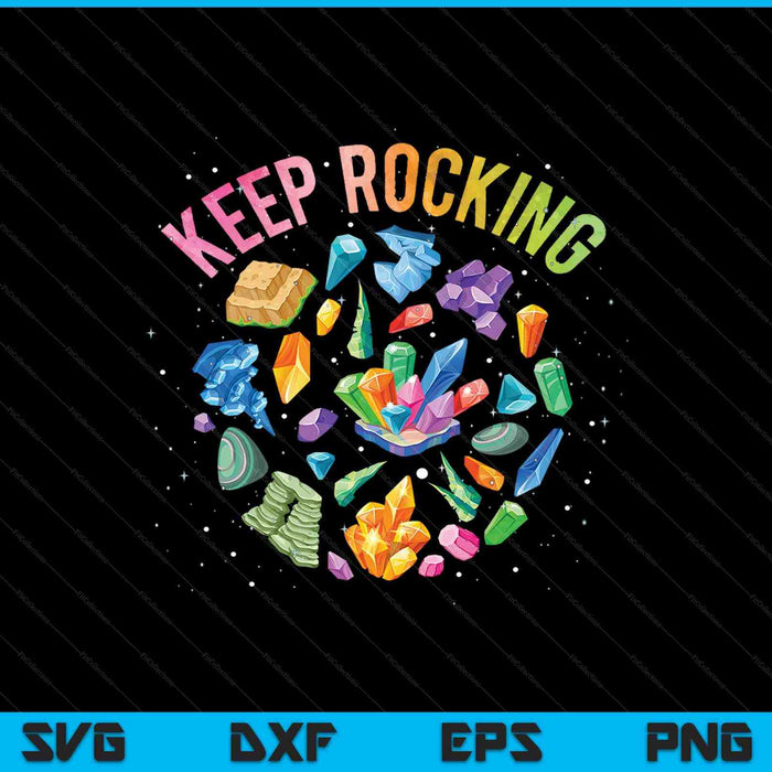 Keep Rocking SVG PNG Cutting Printable Files