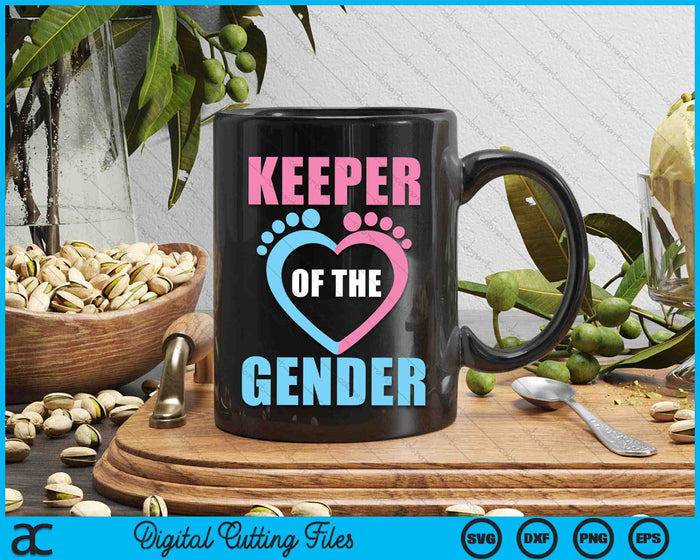 Keeper Of The Gender Baby Reveal Party SVG PNG Digital Printable Files