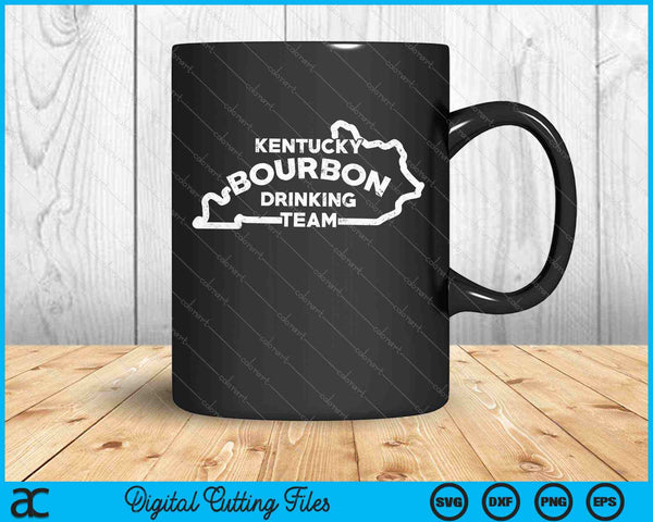 Kentucky Bourbon Drinking Team State Whiskey Lover SVG PNG Cortar archivos imprimibles