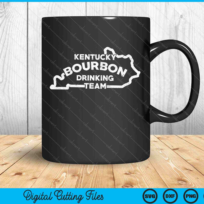 Kentucky Bourbon Drinking Team State Whiskey Lover SVG PNG Cortar archivos imprimibles