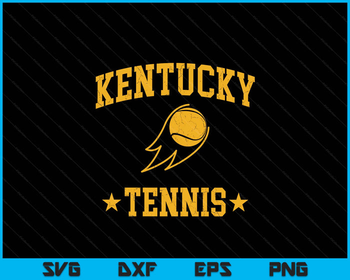 Kentucky Rapids Tennis Vintage Gameday Retro Tennis Lover SVG PNG Digital Printable Files