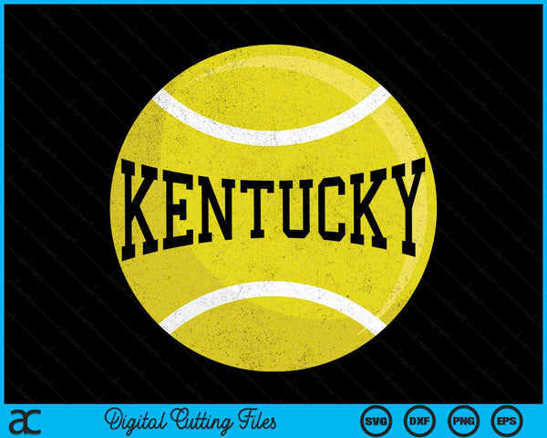 Kentucky Tennis Fan SVG PNG Digital Cutting Files