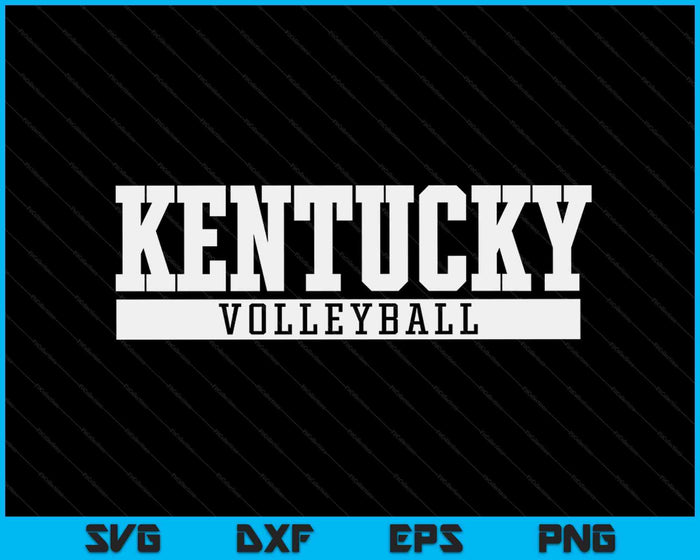 Kentucky Voleibol SVG PNG Archivos de corte digital