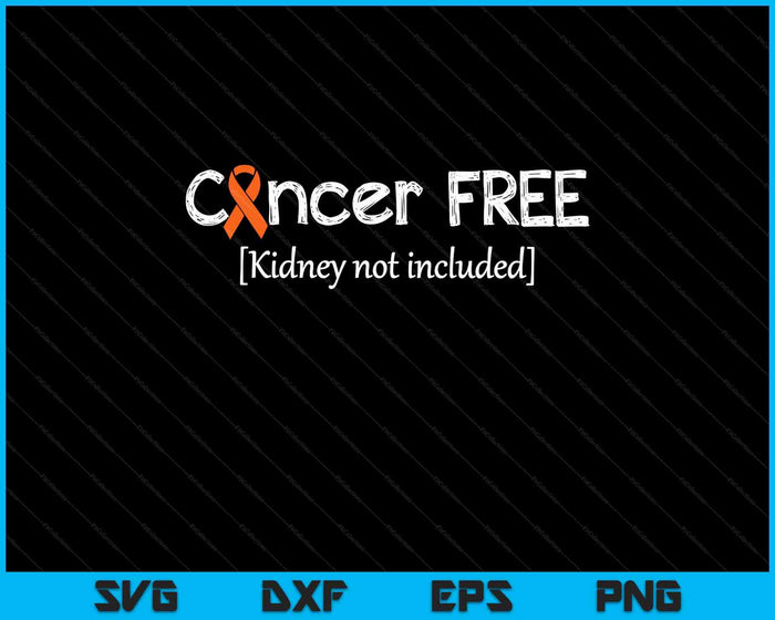 Kidney Cancer Free Kidney Cancer Awareness Support Ribbon SVG PNG Digital Printable Files