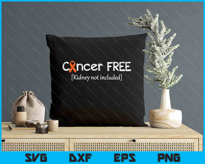 Kidney Cancer Free Kidney Cancer Awareness Support Ribbon SVG PNG Digital Printable Files