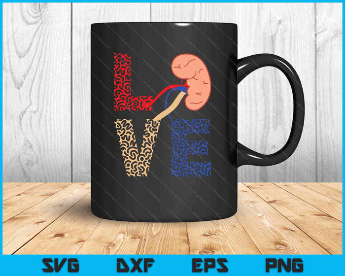 Donación de órganos renales Amor Pacientes de diálisis Enfermera SVG PNG Cortando archivos imprimibles