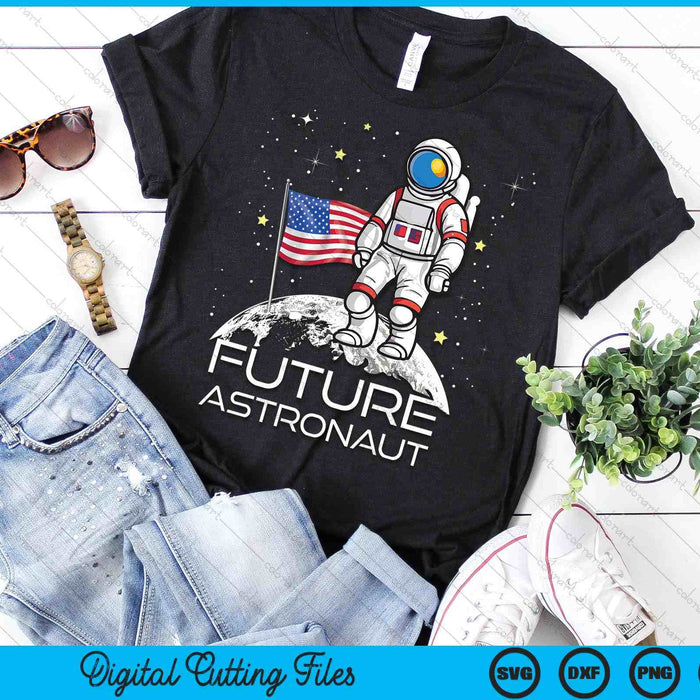 Kids Future Astronaut Man On The Moon Astronomy SVG PNG Digital Printable Files