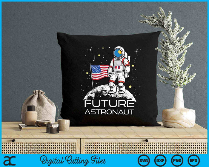 Kids Future Astronaut Man On The Moon Astronomy SVG PNG Digital Printable Files