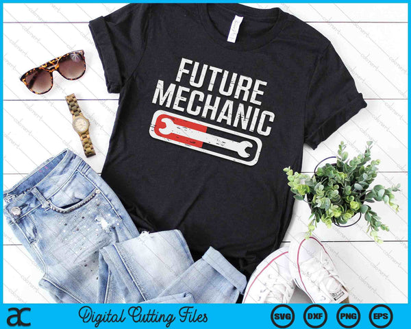 Kids Future Mechanic Car Auto Mechanic Garage SVG PNG Digital Printable Files