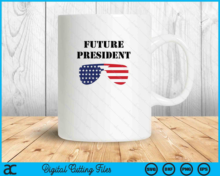 Kids Future President Toddler Boys Presidents Day US Sunglasses SVG PNG Digital Printable Files