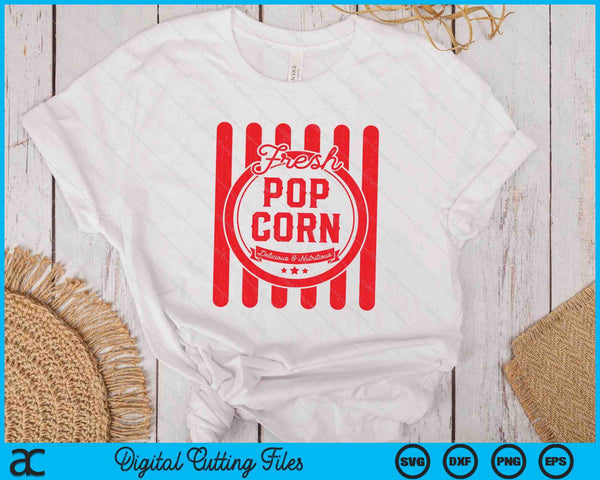 Kids Halloween Costume Vintage Popcorn SVG PNG Digital Printable Files