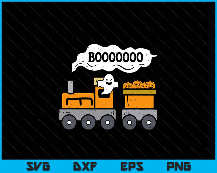Kids Halloween Train Boo Ghost Costume SVG PNG Digital Printable Files