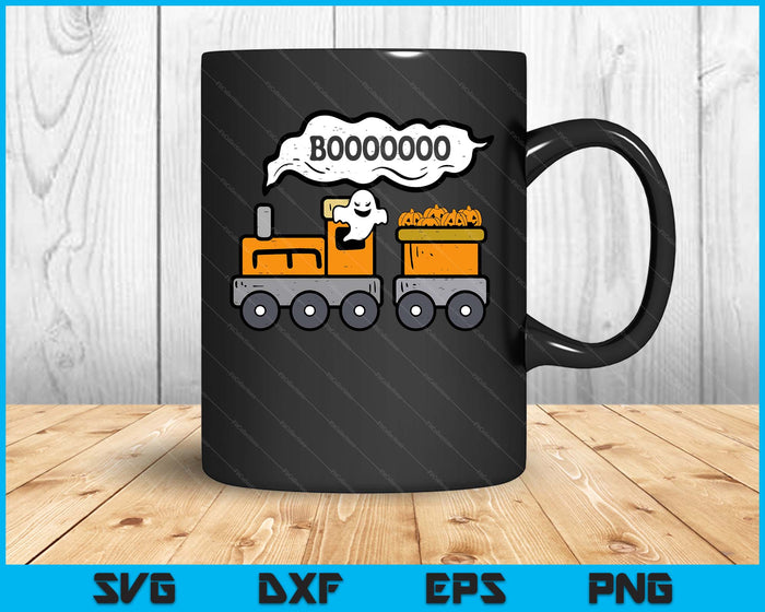 Kids Halloween Train Boo Ghost Costume SVG PNG Digital Printable Files