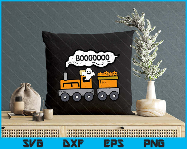 Kids Halloween Train Boo Ghost Costume SVG PNG Digital Printable Files