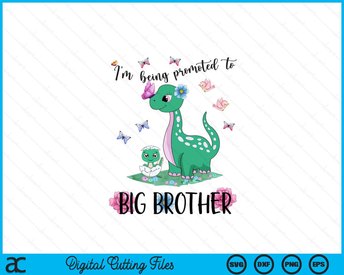 Kids I'm Being Promoted to Big Brother 2024 Announcing Pregnancy SVG PNG Digital Cutting Files