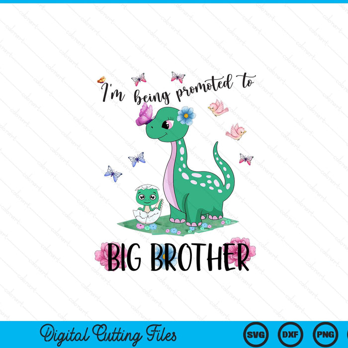 Kids I'm Being Promoted to Big Brother 2024 Announcing Pregnancy SVG PNG Digital Cutting Files