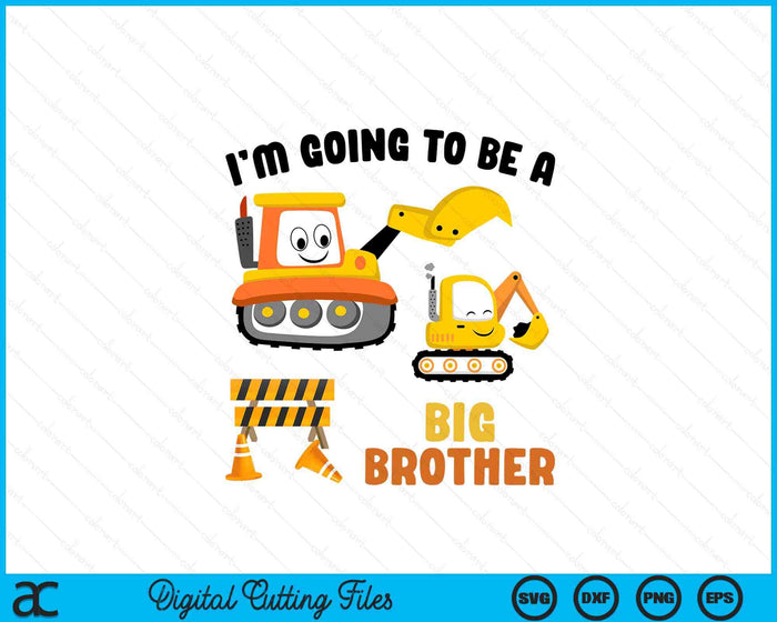 Kids I'm going to be a Big Brother 2024 Pregnancy Announcement SVG PNG Digital Cutting Files