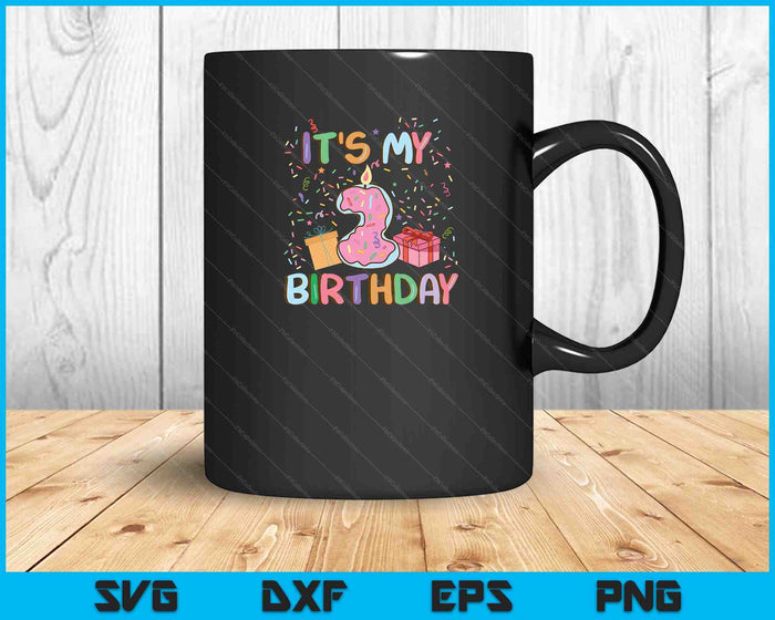 It's My 2nd Birthday Cake Donut SVG PNG Cutting Printable Files