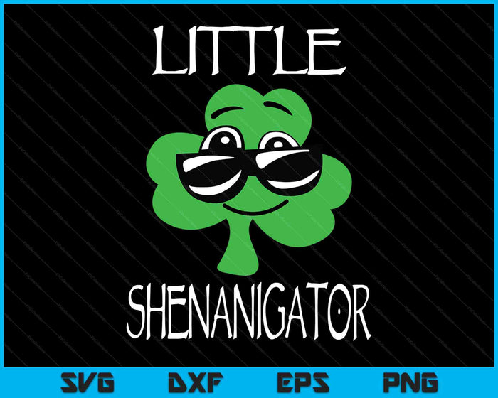 Kids Shenanigator St Patricks Day Shenanigans SVG PNG Digital Printable Files