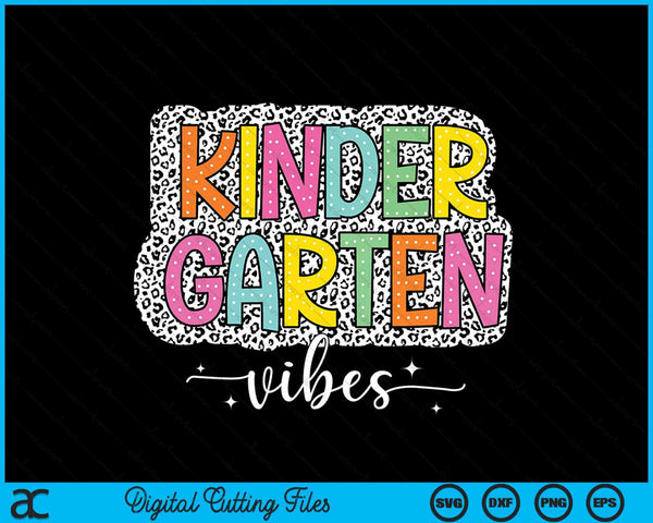 Kindergarten squad back to school Dalmatian dots SVG cut file