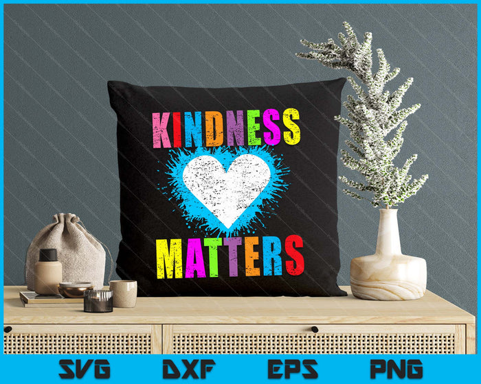 Kindness Matters Choose Kind Anti Bullying Movement SVG PNG Digital Printable Files