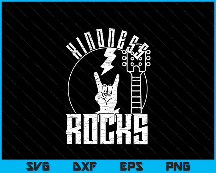 Kindness Rocks Shirt Anti-Bullying Awareness SVG PNG Digital Printable Files