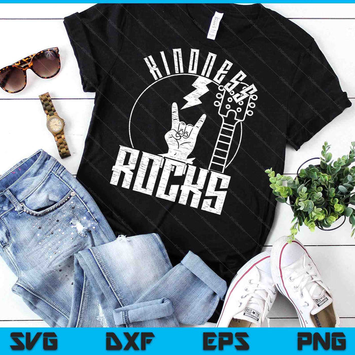 Kindness Rocks Shirt Anti-Bullying Awareness SVG PNG Digital Printable Files