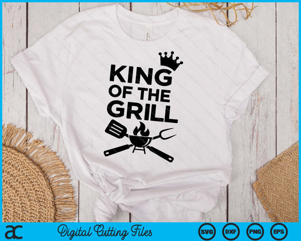 King Of The Grill BBQ SVG PNG Digital Printable Files