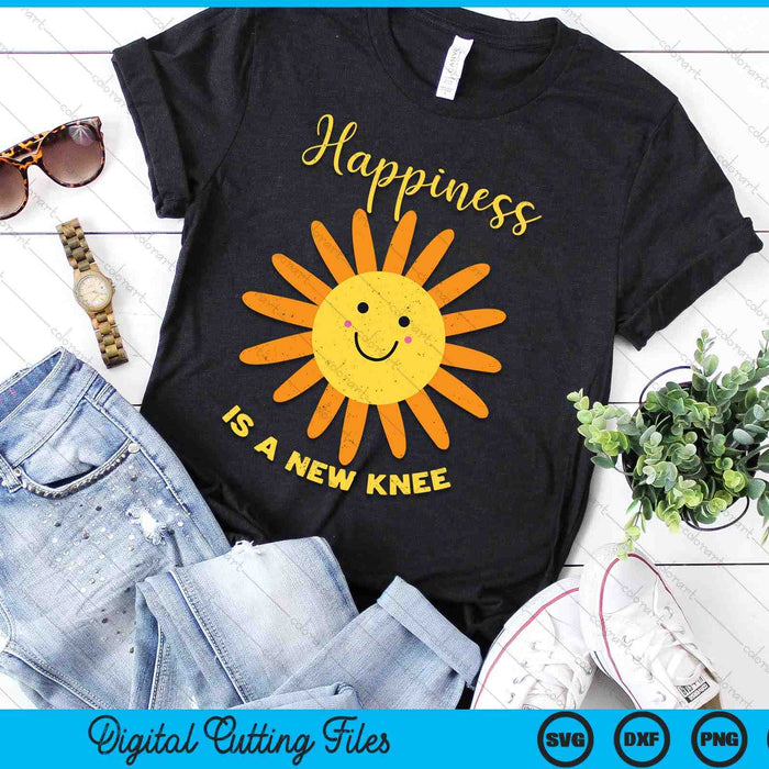 Knee Surgery Happiness Is A New Knee SVG PNG Digital Printable Files