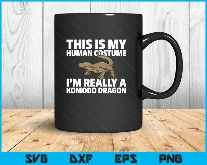 Komodo Dragon Costume Gift For Komodo Dragon SVG PNG Digital Printable Files