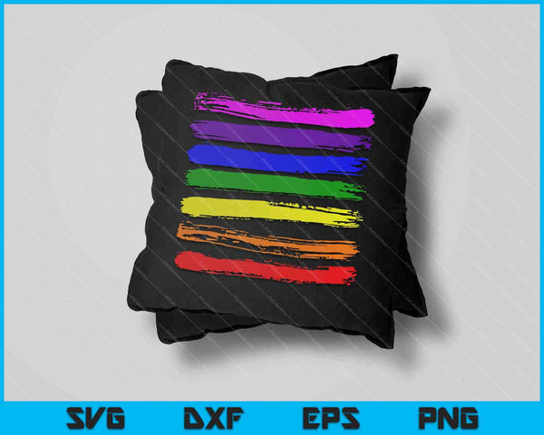 LGBT Gay Pride Flag SVG PNG Cutting Printable Files