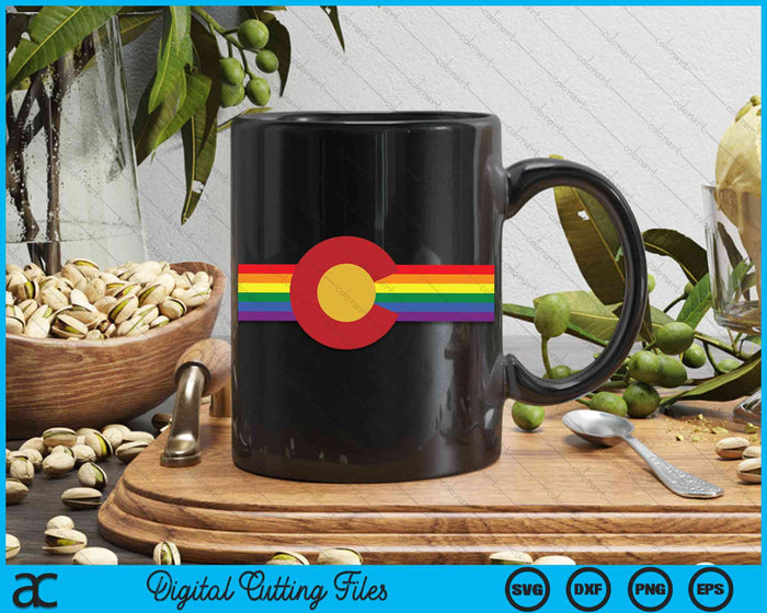 LGBTQ Denver Colorado Gay Pride SVG PNG Digital Cutting Files