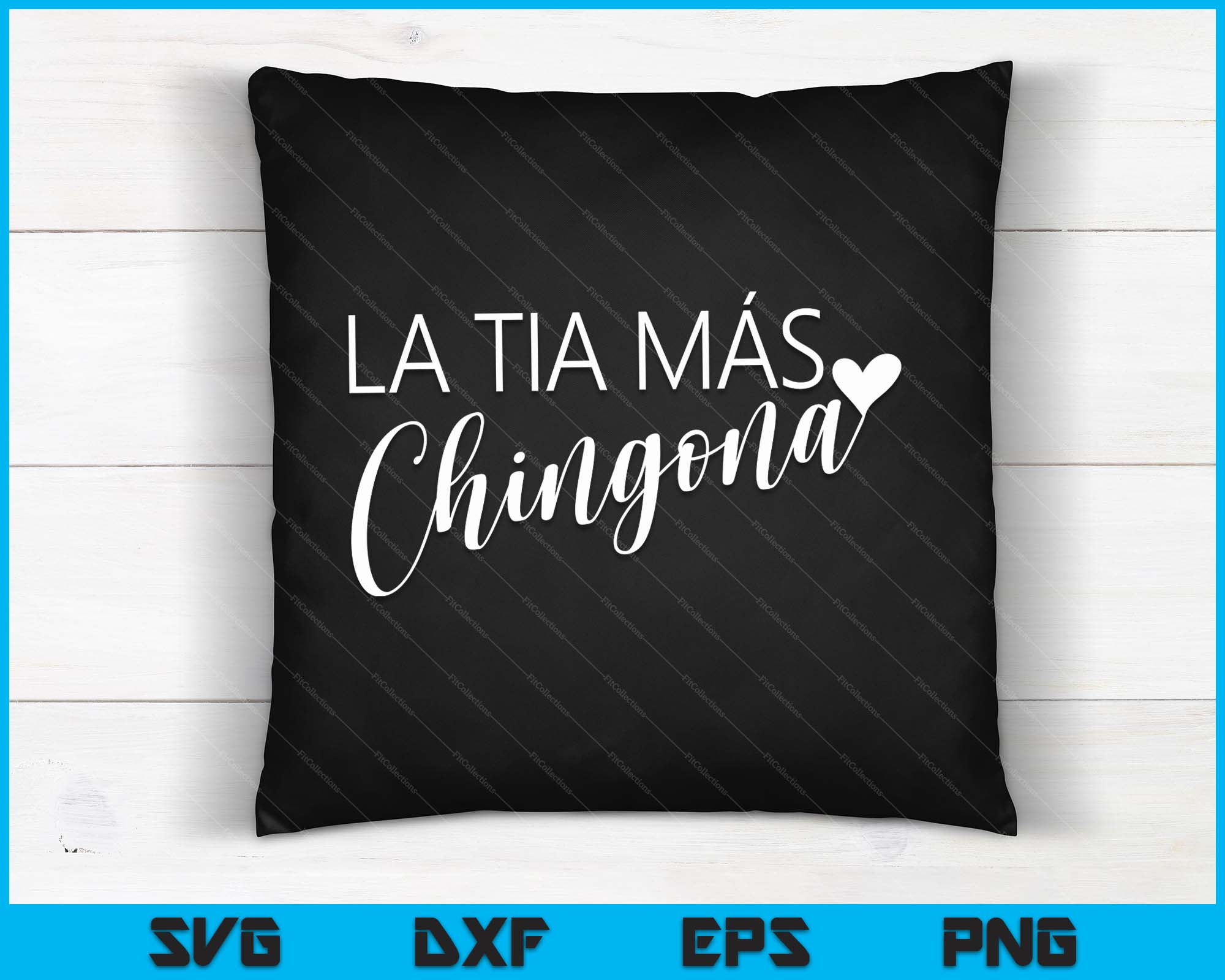 La Tia Mas Chingona Aunt Heart SVG PNG Digital Cutting Files –  creativeusarts