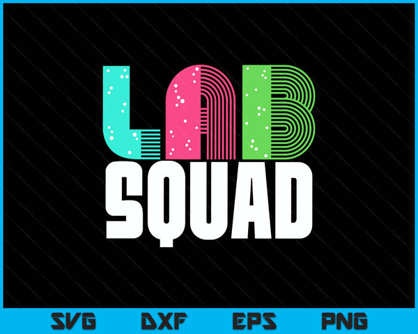 Lab squad lab tech laboratory assistant SVG cut file